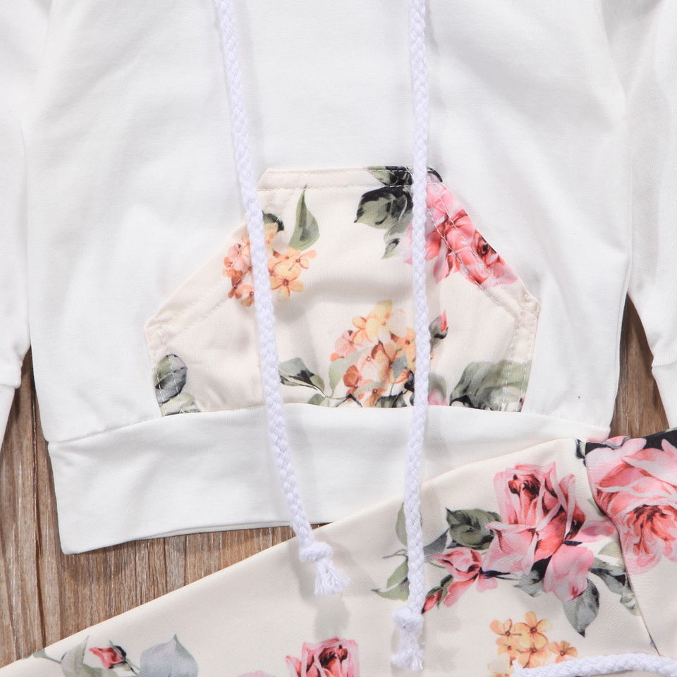 Baby Girls Floral Tracksuit