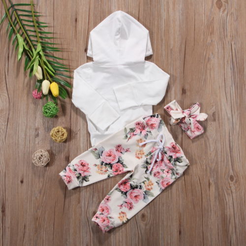 Baby Girls Floral Tracksuit