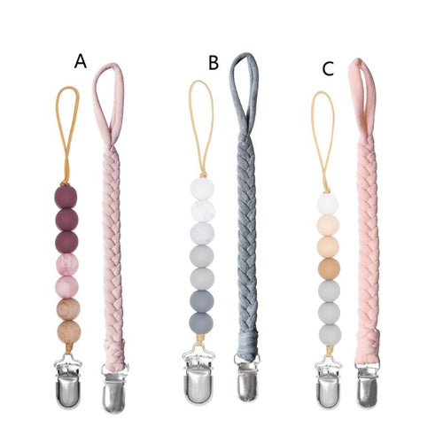 2 Pack Pacifier Clips