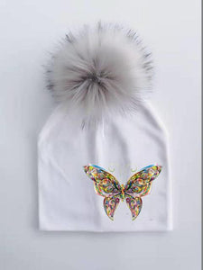 Beautiful Butterfly Baby Hat