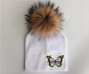 Beautiful Butterfly Baby Hat