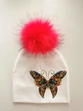 Beautiful Butterfly Baby Hat