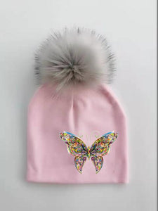 Beautiful Butterfly Baby Hat