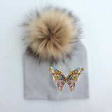 Beautiful Butterfly Baby Hat