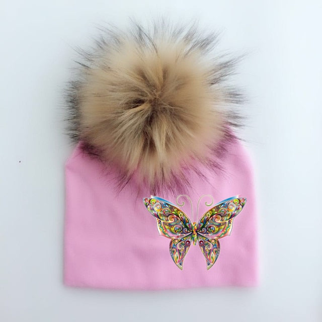 Beautiful Butterfly Baby Hat