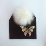 Beautiful Butterfly Baby Hat