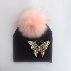 Beautiful Butterfly Baby Hat