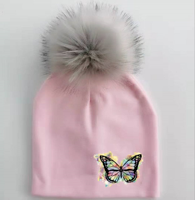 Beautiful Butterfly Baby Hat