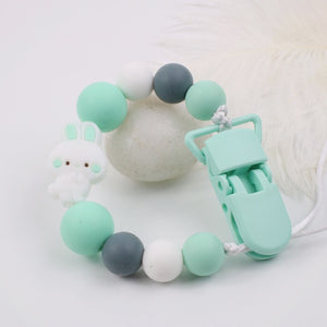 Silicone Beads Binky Clip