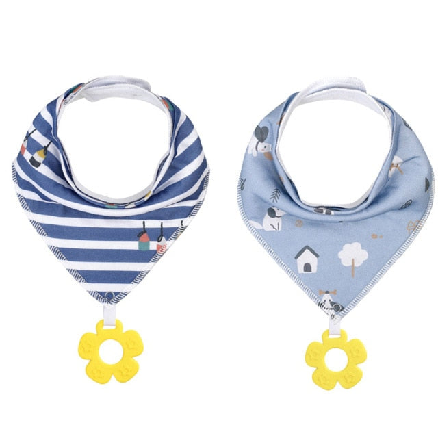 Cotton Printed Baby Bibs