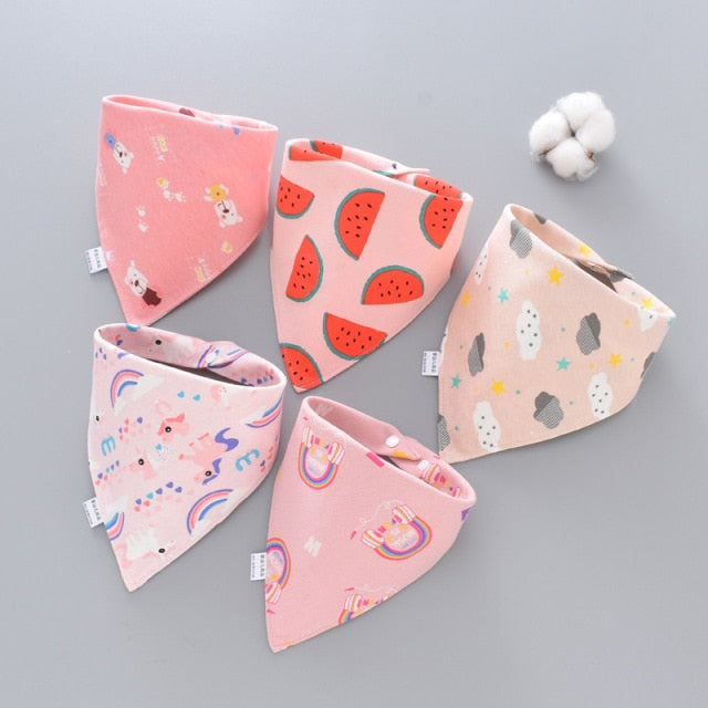 Baby Drool Bibs Set