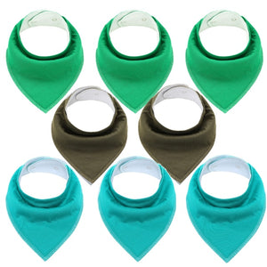 8 Pieces Baby Bandanna Bibs