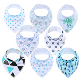 8 Pieces Baby Bandanna Bibs