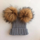 Soft Cap with Pompom Ears