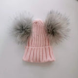 Soft Cap with Pompom Ears