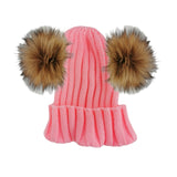 Soft Cap with Pompom Ears