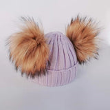 Soft Cap with Pompom Ears