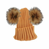 Soft Cap with Pompom Ears